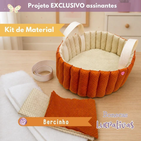Bercinho Lucrativas - KIT DE MATERIAL (Sem Projeto!)
