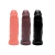 Pênis De Borracha Maciça 16,5 X 4,4Cm Prazer E Cia (Marrom) - Sexy Shop Mooca