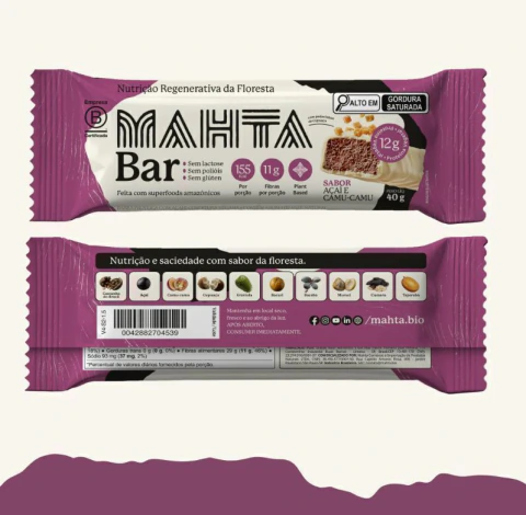 MAHTA BAR SABOR AÇAÍ E CAMU-CAMU 40G MAHTA