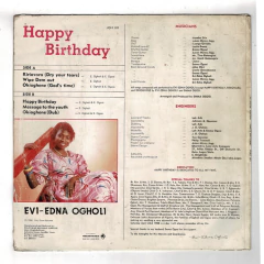 Evi-Edna Ogholi – Happy Birthday - onedropstore