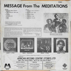 The Meditations - Message From The Meditations - onedropstore