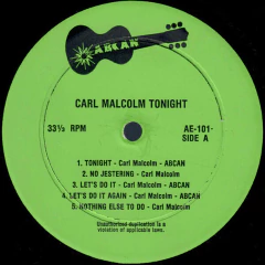Carl Malcolm - Tonight! na internet