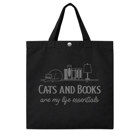 ECOBAG CATS AND BOOKS na internet