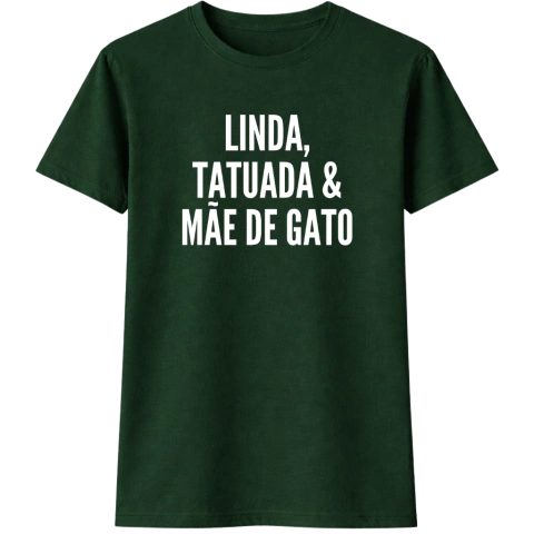 LINDA, TATUADA E MÃE DE GATO