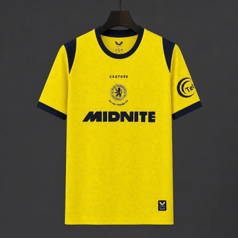 Camisa Middlesbrough III 26/27 - Torcedor Puma Masculina -Amarela com detalhes em preto