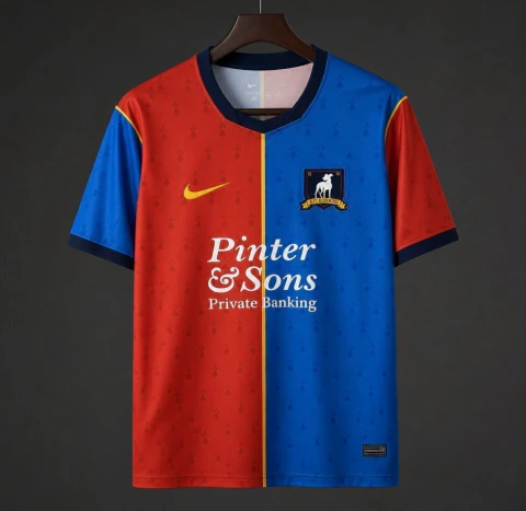 Camisa Richmond AFC Home 26/27 - Torcedor Adidas Masculina - Azul e vermelho