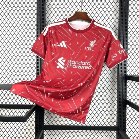 Camisa Liverpool Home 26/27 - Torcedor Nike Masculina - Vermelha com detalhes em branco
