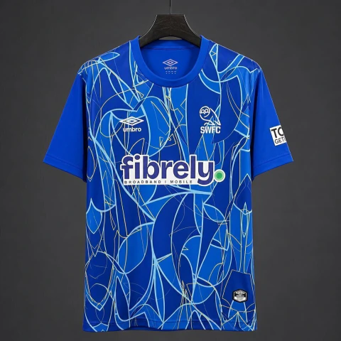 Camisa Sheffield Wednesday Goleiro I 26/27 - Torcedor Umbro Masculina - Azul