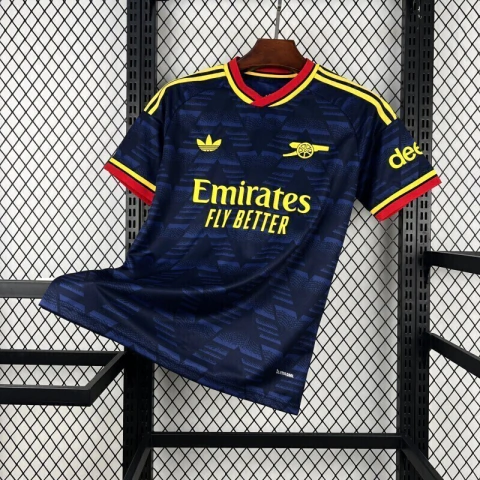 Camisa Arsenal Away 26/27 - Torcedor Adidas Masculina - Amarela com detalhes em azul marinho