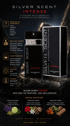 Silver Scent Intense Jacques Bogart 100 ml - Original lacrado na internet
