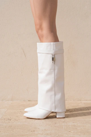 Botas Lock - Blanco