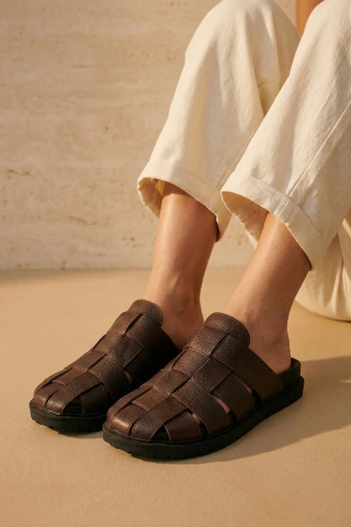 Zuecos Gaia - Chocolate