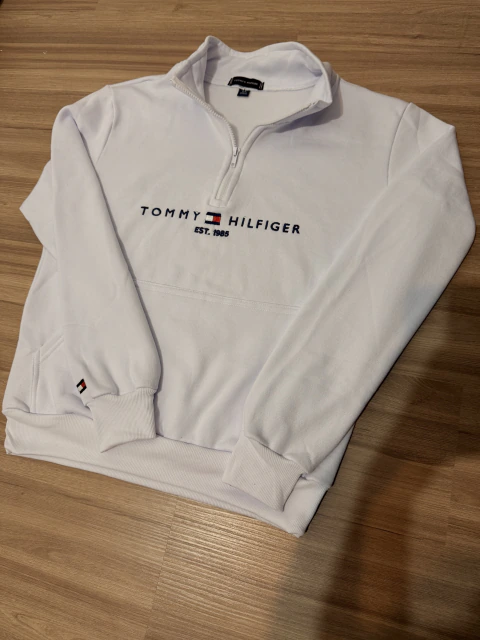 Blusa Meio Zíper Tommy branca