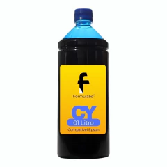 Tinta para Impressora Compatível HP Cyan Formulabs 01 Litro