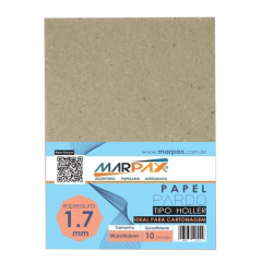 Papel para Cartonagem Tipo Holler 1,7mm 30,5X30,5cm 10un