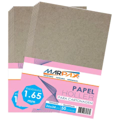 Papel Holler para Cartonagem Marpax 1,65mm 26X34cm 50un