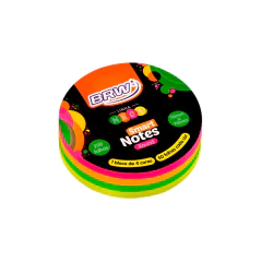 Bloquinho de Anotações 70x70mm Neon Smart Notes BRW 200fls