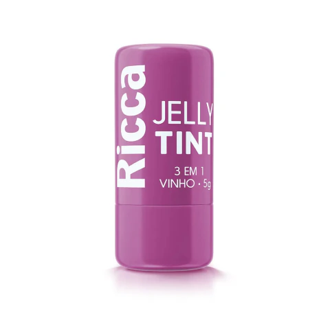 Bastão Ricca Jelly Tint 3 em 1 Vinho 5g