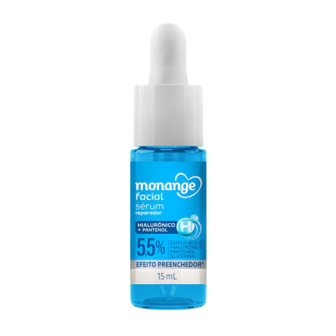 Sérum Facial Preenchedor Monange Hialurônico + Pantenol 15ml