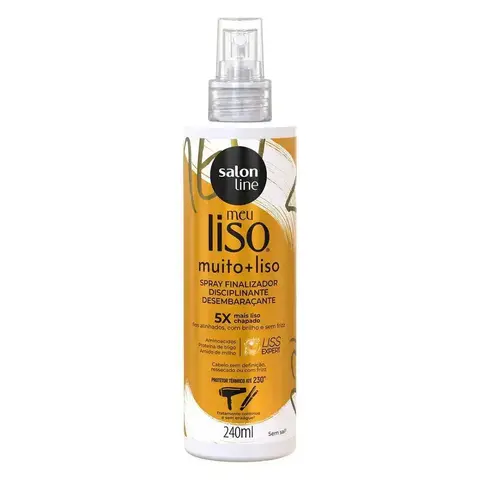 Spray Defrizante Salon Line Meu Liso Muito + Liso 240ml