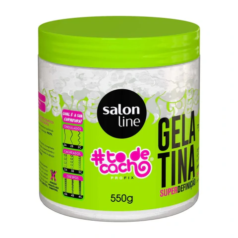 Gelatina Salon Line #todecacho Super Definição 550g