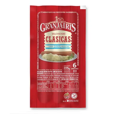 SALCHICHAS GRANJA IRIS VIENA6u