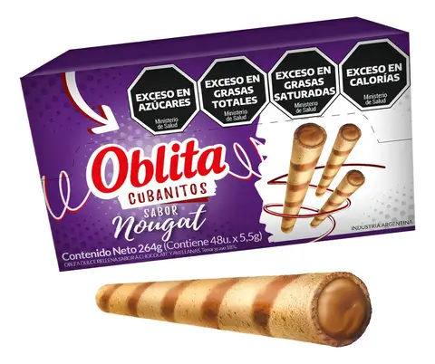 CUBANITO OBLITA X 48 UNID.NOUGAT