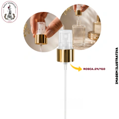 Válvula Spray Luxo Hot Dourada R.:24/410 - (UN)