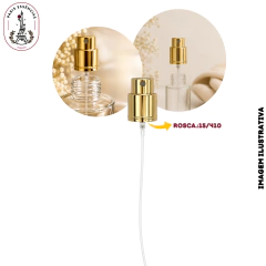 Válvula Spray Dourada Cano Curto R.:15/410 - (UN) - comprar online