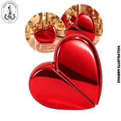 Porta Perfume Coração 30ml Vermelho – (UN)
