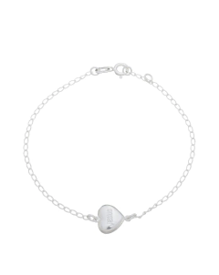 Pulseira de Prata Coração escrito Jesus - comprar online