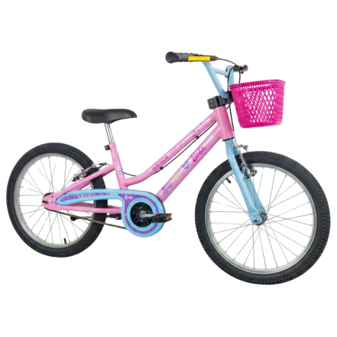 Bicicleta Nathor Aro 20 Barbie Rosa/Azul