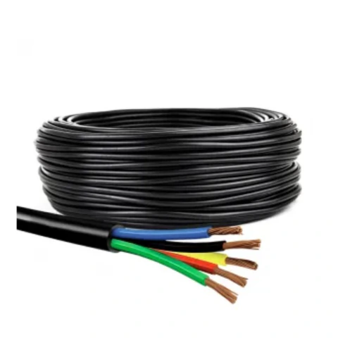 Cabo Pp Flexivel Bitola 5 X 1,5 Mm 25 Mt Cor Preto 1 Kva
