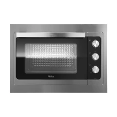 Forno Elétrico de Embutir Philco 55L Esmaltado 5 em 1 Multifunção PFE55E Inox