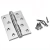 Kit 2 Dobradiças Inox Para Porta Dobradiça Anti Ruído 10cm - loja online