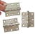 Kit 3 Dobradiças 7,5cm Inox Portas De Madeira, Alumínio Etc - Produtos Importados, Ímãs, Ferragens e Acessórios | Fácil Negócio
