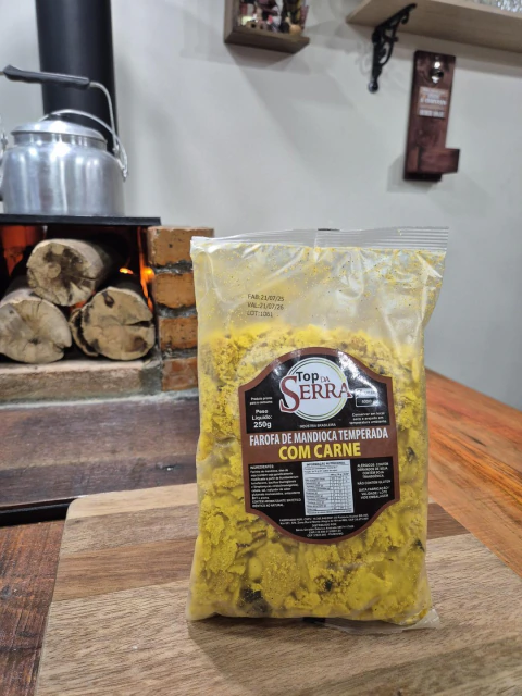 Farofa de Mandioca Temperada com Carne (250g)