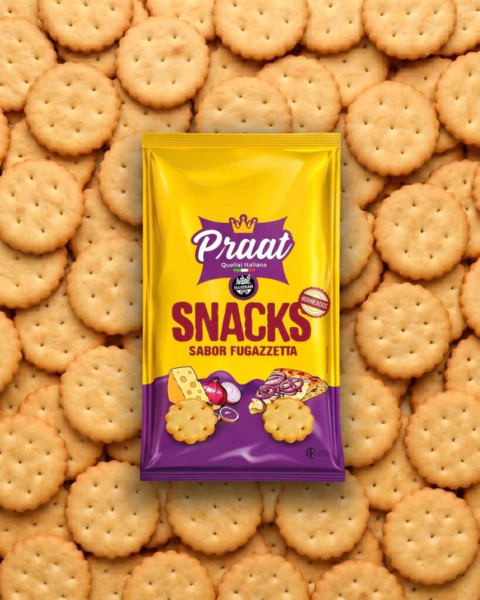 Snack Salado Sabor Fugazzeta Praat x 55 g — Sin TACC