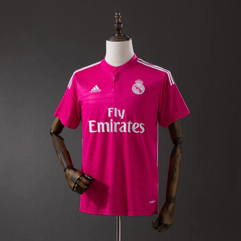 Camisa Real Madrid Retrô 2014/15 - Rosa - comprar online