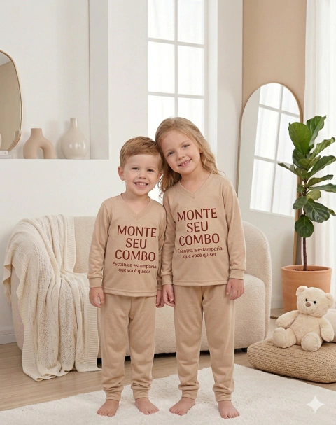 Combo sonhos do alto - 2 Pijamas Infantis - comprar online