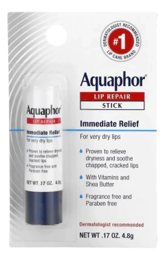 Aquaphor Lip Repair Stick - Lip Balm Alívio Imediato 4,8g - DiretoDosEUA