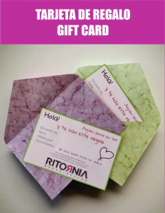 Tarjeta de regalo - Gift card