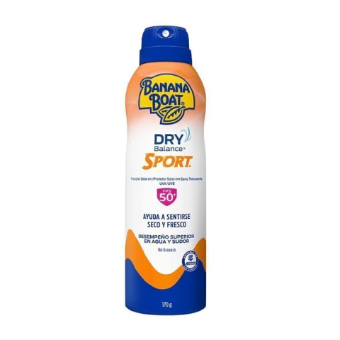 BANANA BOAT PROTECTOR SOLAR FPS 50 DRY SPORT SPRAY 170 gr - comprar online