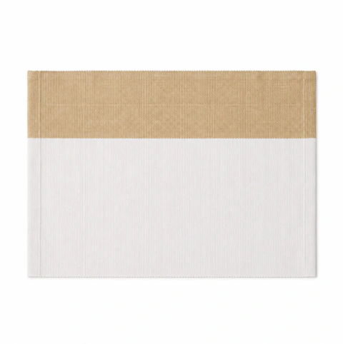 Americano Barra - Branco com Amarelo