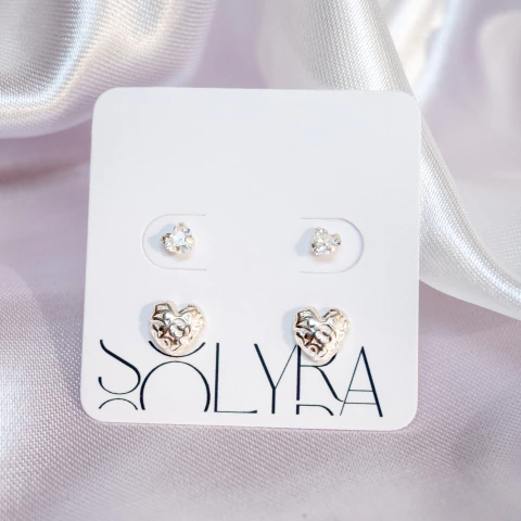 Conjunto Brincos Histórias de Amor - comprar online