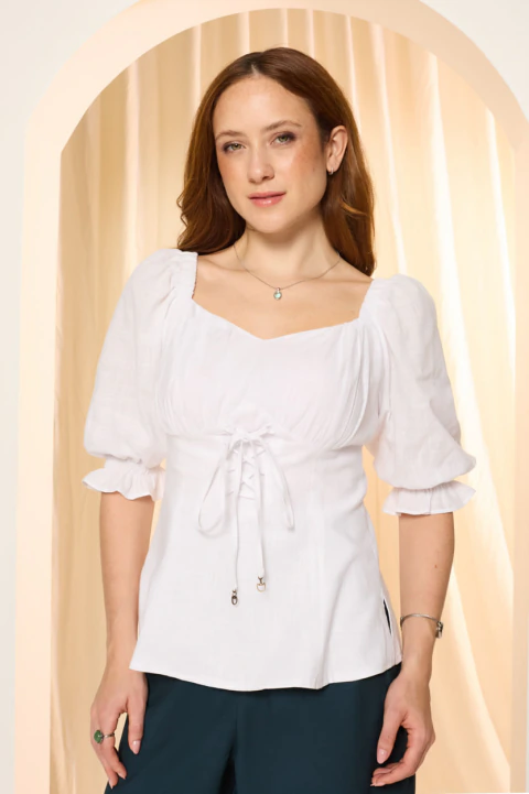 BLUSA HOBBIT GIRL - BRANCA