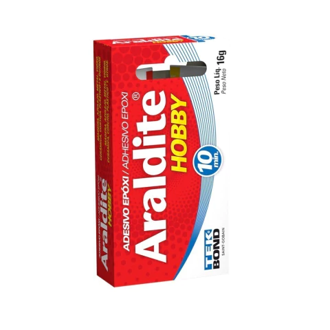ADESIVO ARALDITE HOBBY 10MIN BISNAGA BRASCOLA 16G