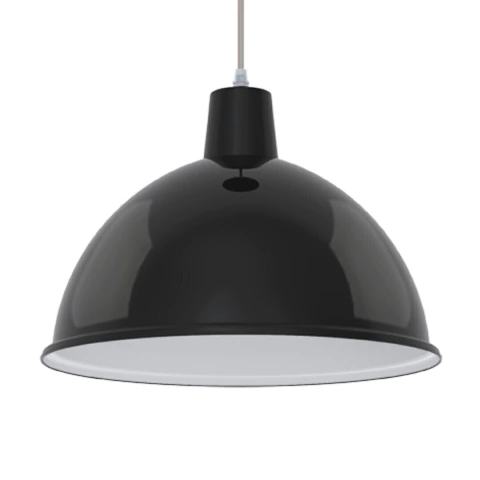 PENDENTE DESIGN TD822 PRETA TASCHIBRA