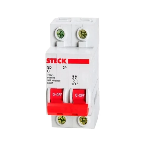 DISJUNTOR BIPOLAR 2X32AC 6KA SDZD62C32 STECK