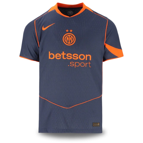 Camisa Inter de Milão III 2025/26 Torcedor Nike Masculino Total 90 - Cinza e Laranja - comprar online